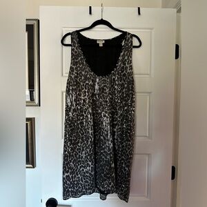 Rodarte Leopard Sequin Mini Dress
